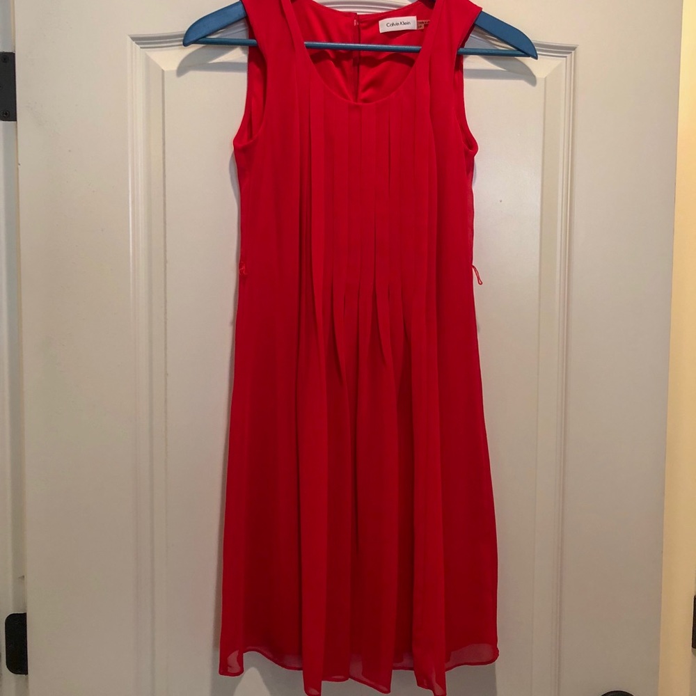 Calvin Klein Red Dress